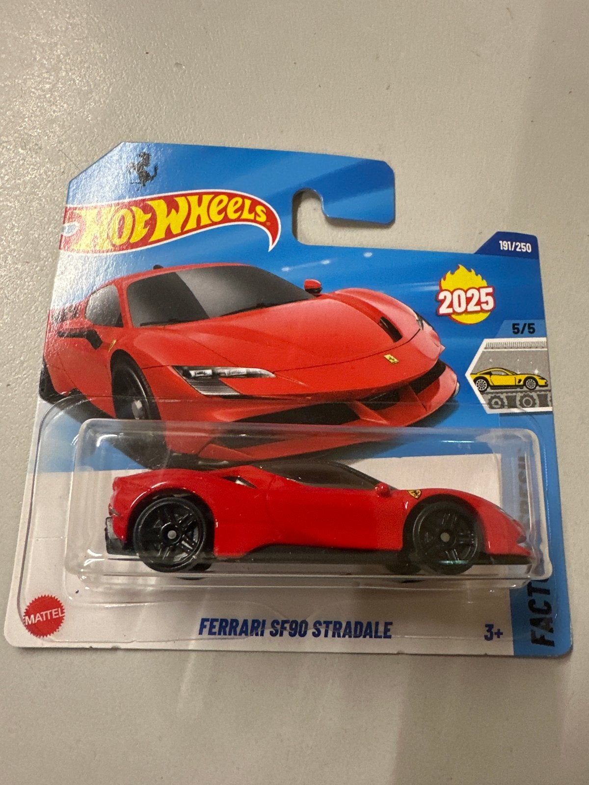 Hot Wheels 2025 Ferrari SF90 Stradale Rood Nieuw, Ophalen of Verzenden, Nieuw