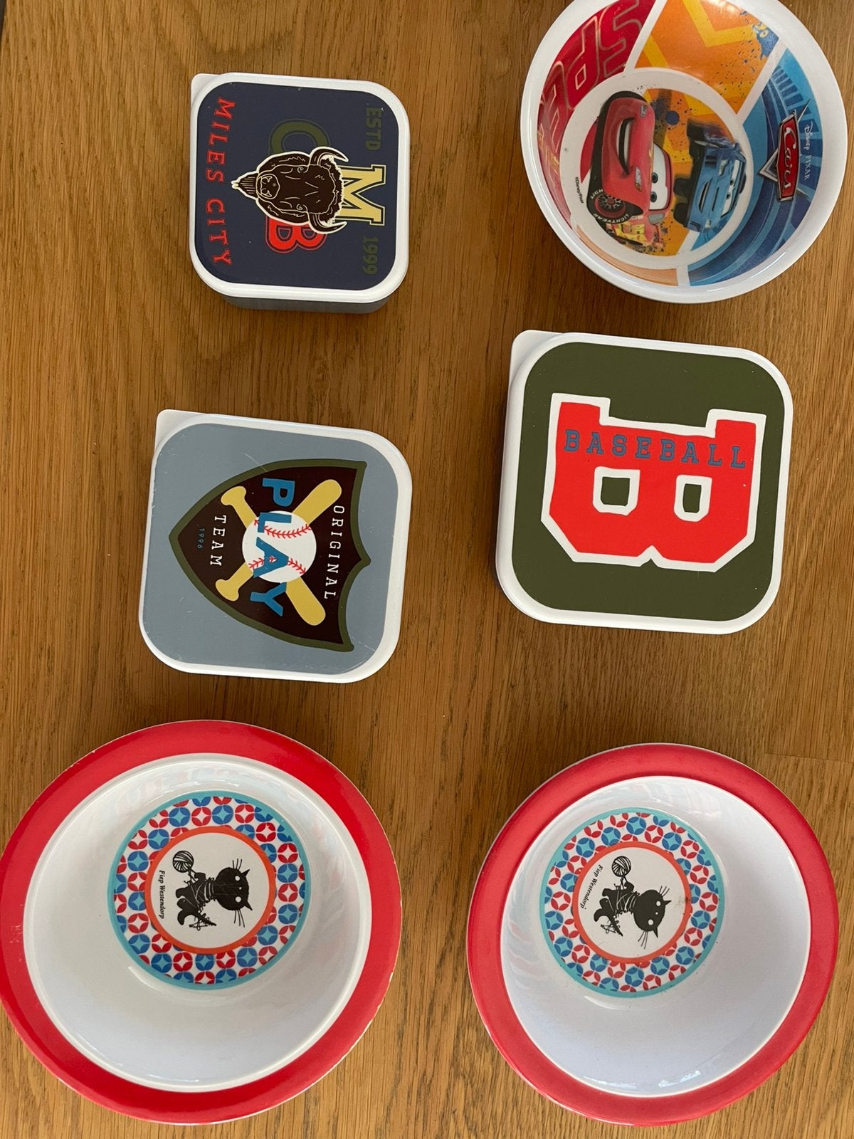 Lunchbakjes en Hema schaaltjes, Ophalen of Verzenden, Zo goed als nieuw, Overige stijlen, Overige typen