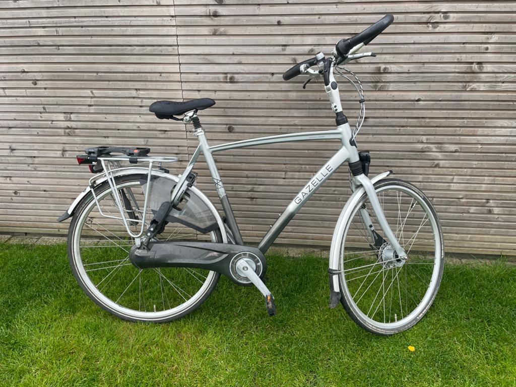 Herenfiets Gazelle Chamonix, frame 61, Ophalen, Gebruikt, Versnellingen, 57 tot 61 cm