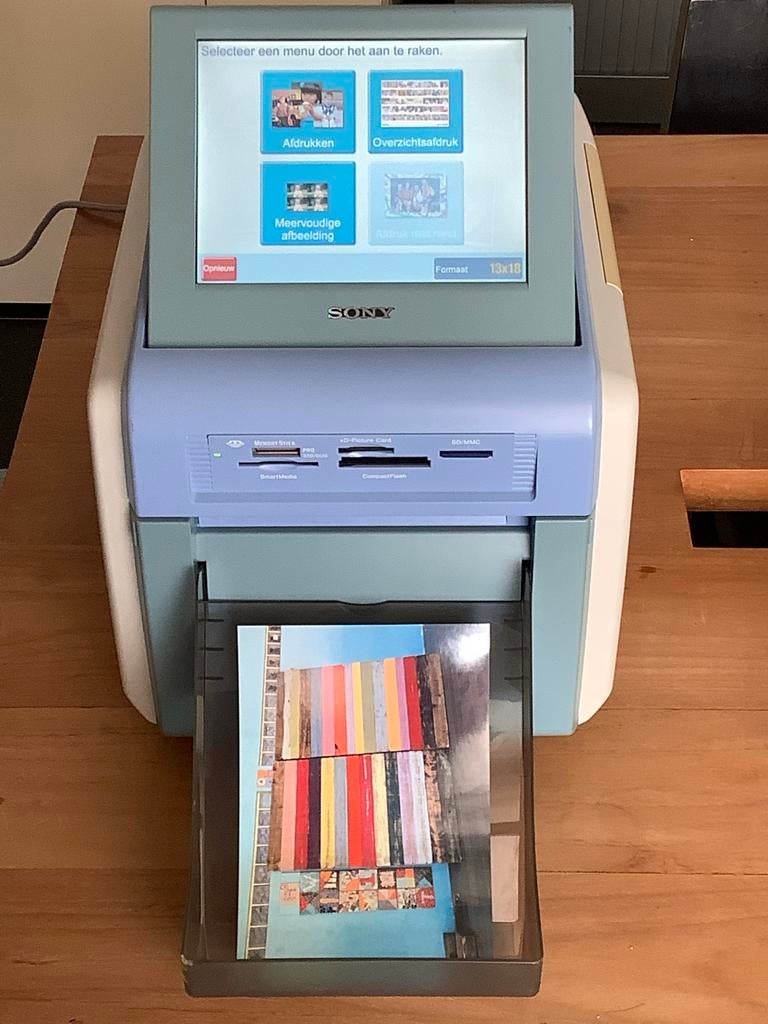 Sony Snaplab CP10L Professionele Fotokiosk met 290 afdrukken, Ophalen of Verzenden, Gebruikt