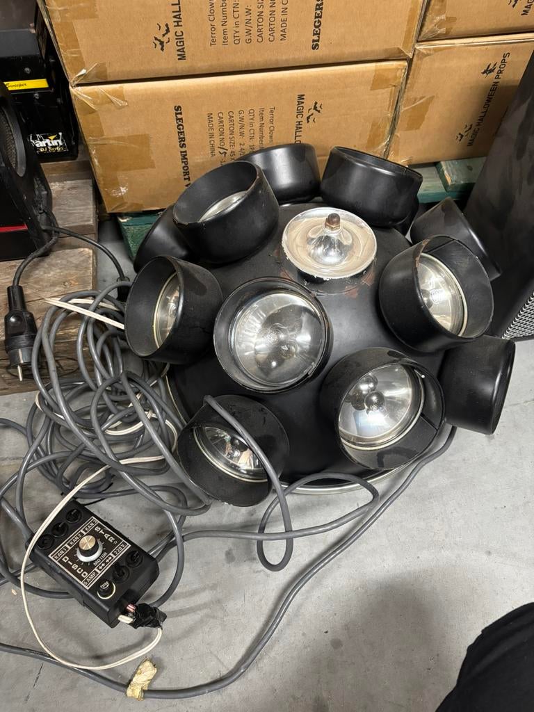 Vintage disco light par 36, Ophalen of Verzenden, Zo goed als nieuw, Licht