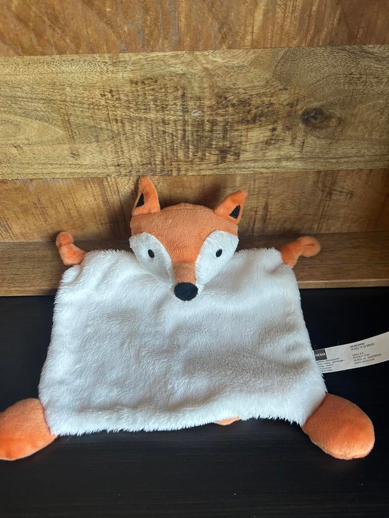 Hema vos vosje knuffeldoekje knuffeldoek knuffel, Kinderen en Baby's, Ophalen of Verzenden, Zo goed als nieuw, Overige typen