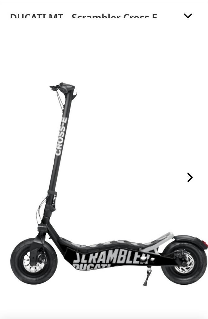 Elektrische step, Fietsen en Brommers, Steps, Ophalen, Zo goed als nieuw, Elektrische step (E-scooter), Ducati