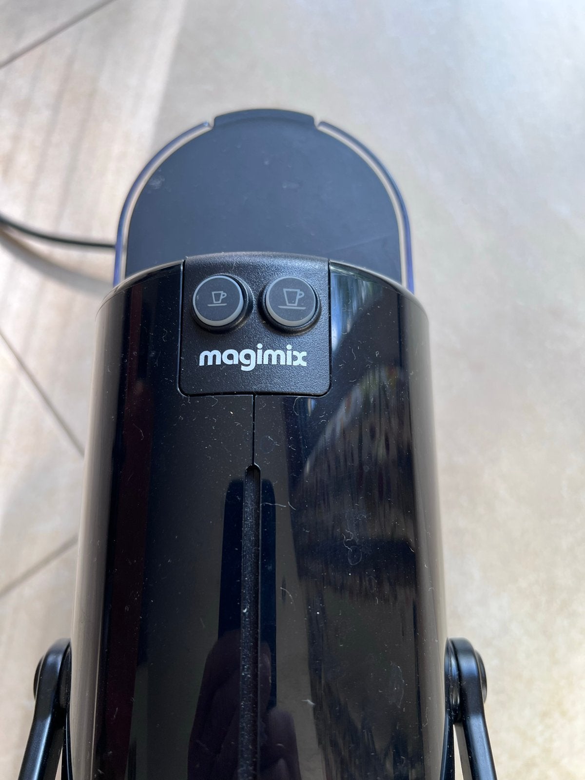 Magimix Nespresso Inissia Koffiezetapparaat Zwart, Witgoed en Apparatuur, Koffiezetapparaten, Gebruikt, Espresso apparaat, Ophalen of Verzenden