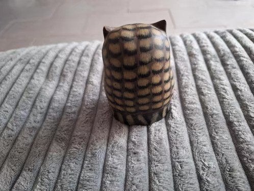 UIL uit hout beeldje h3, Houtsnijwerk, Minder dan 20 cm, Ophalen of Verzenden, Handgemaakt