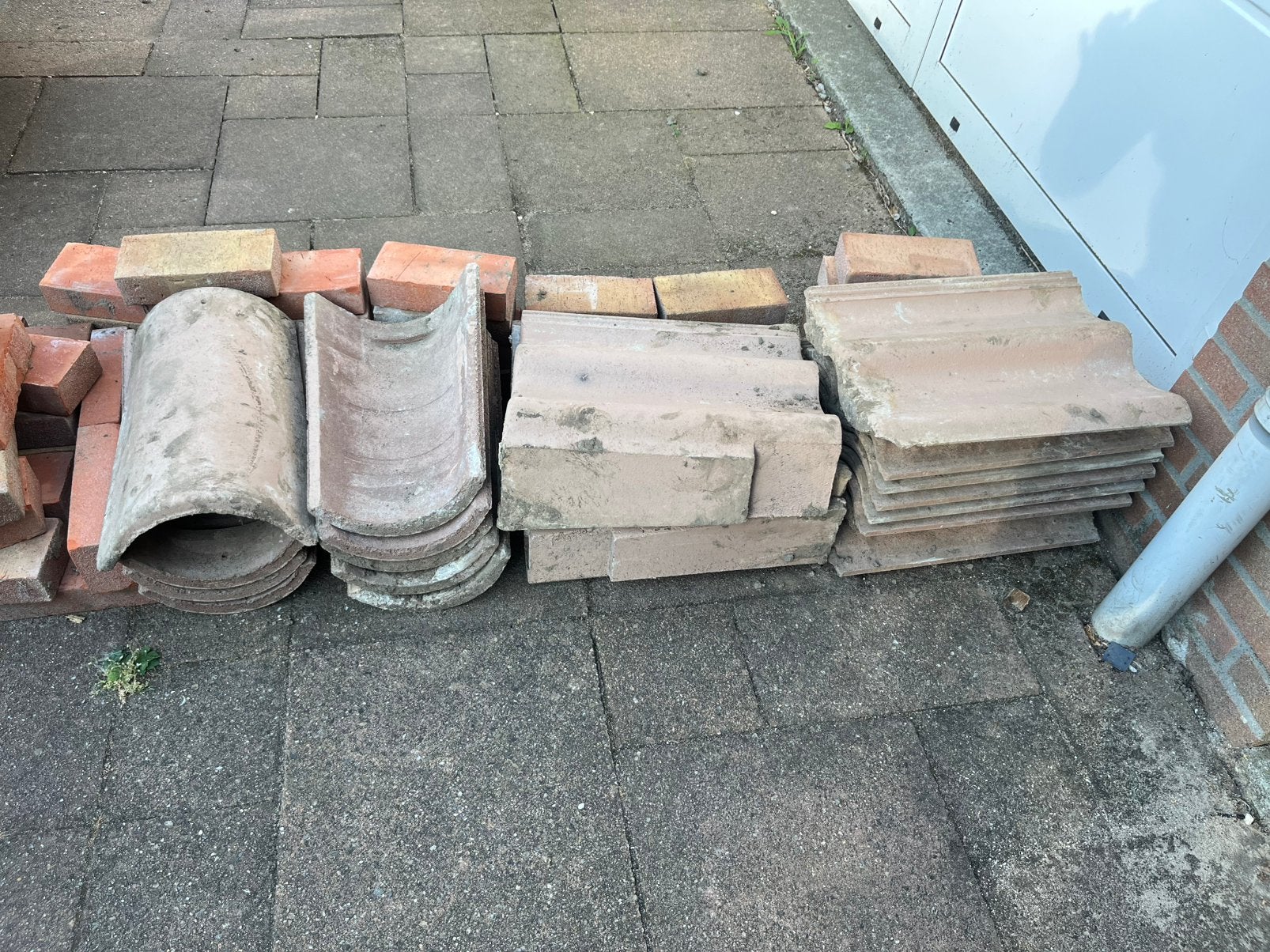 Verschillende soorten dakpannen, Ophalen, Steen of Klei, Nieuw, 15 m² of meer