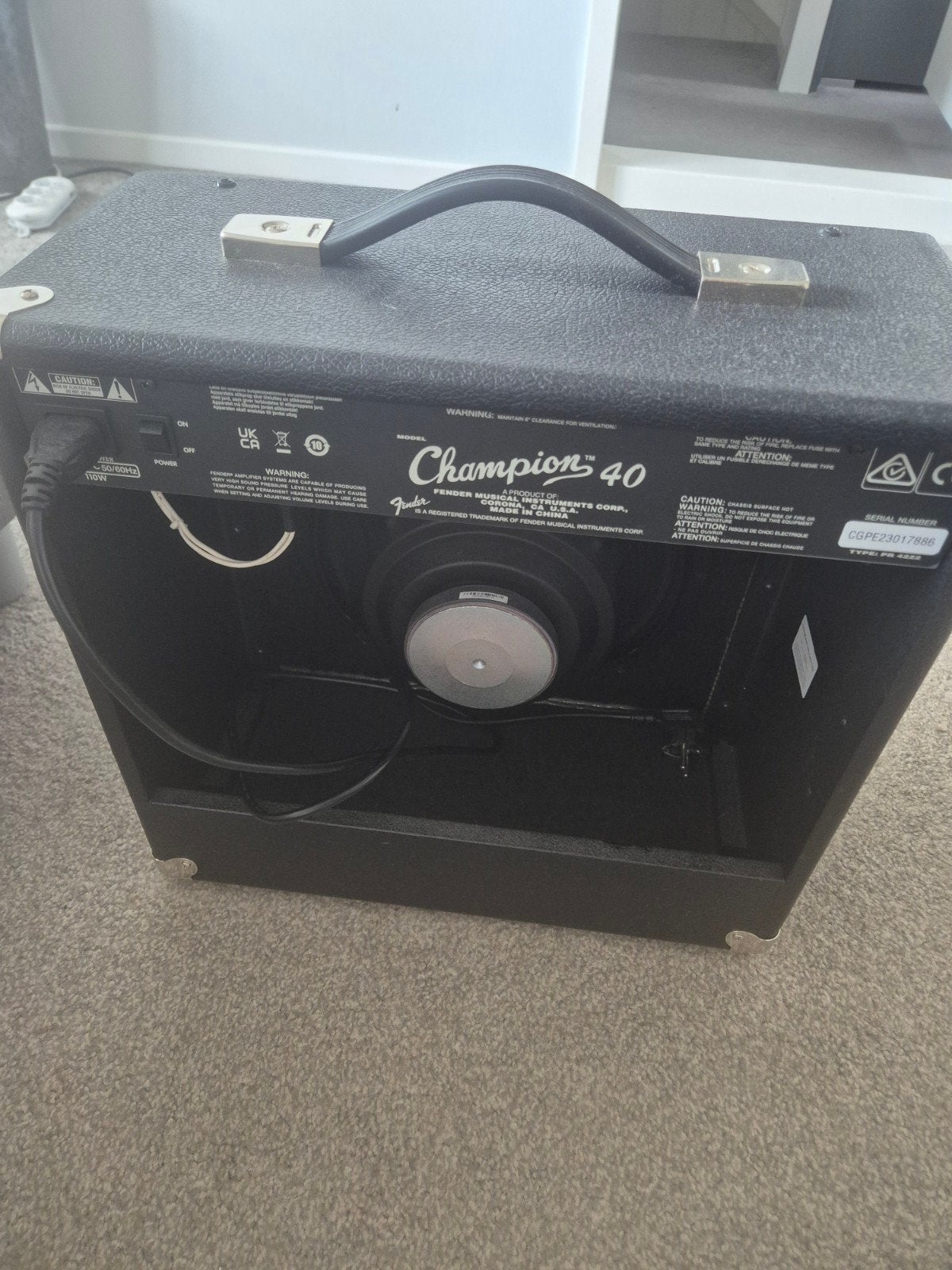 Fender Champion 40 Gitaarversterker - Zo goed als nieuw, Muziek en Instrumenten, Versterkers | Bas en Gitaar, Ophalen of Verzenden