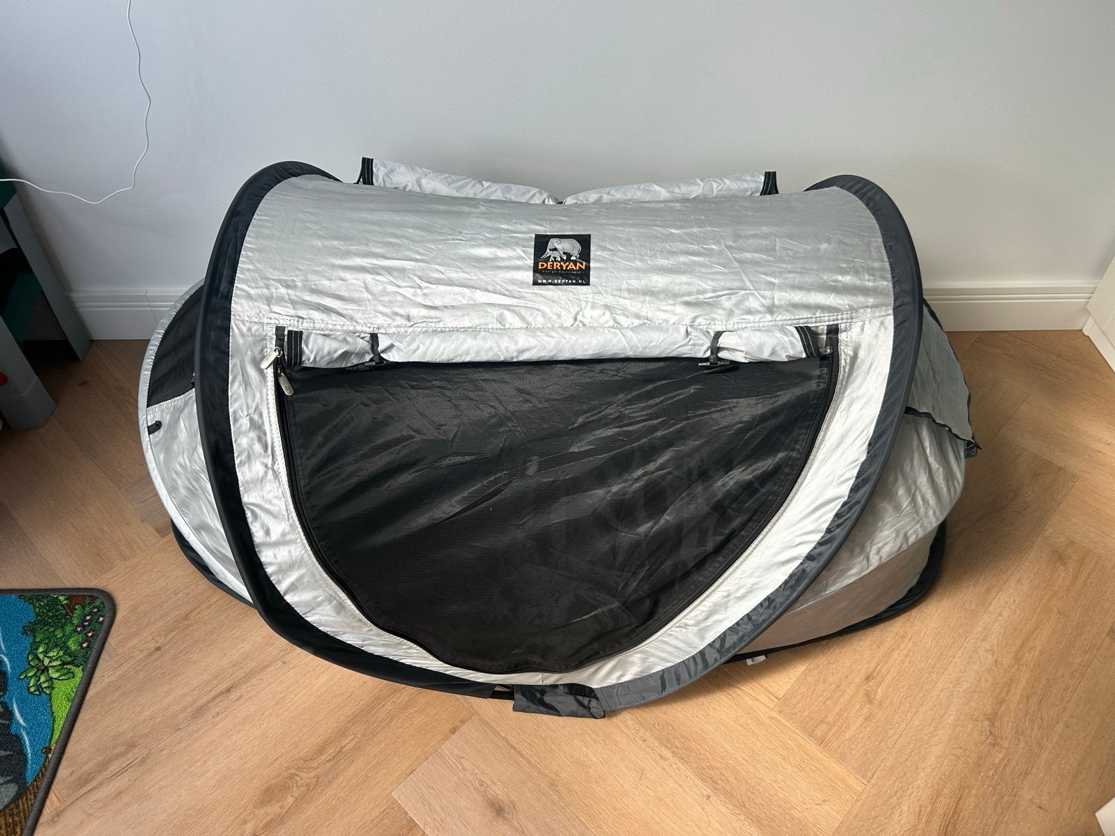 Deryan Peuter Luxe Tent met matras en Slaapzak, Ophalen of Verzenden, Zo goed als nieuw, Reisbedje