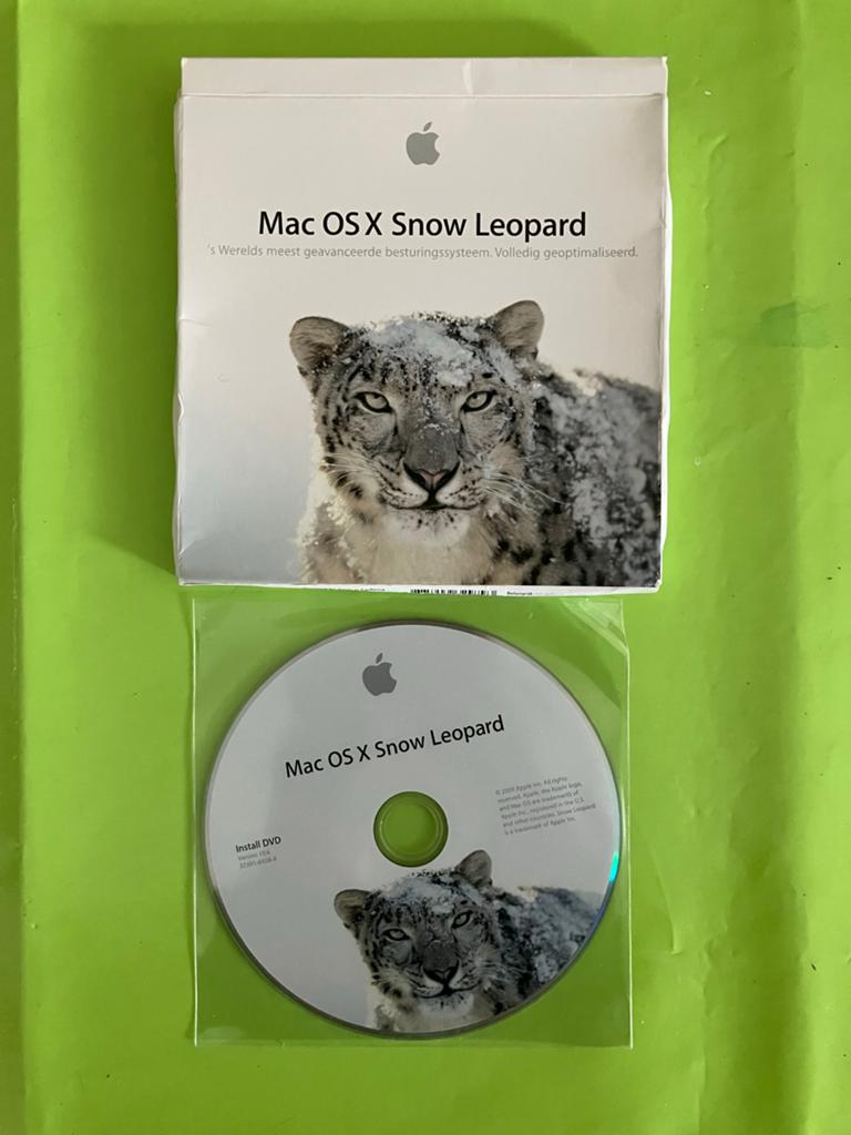 Apple Macbook Installatie DVD's - Snow Leopard & PowerBook, Ophalen of Verzenden, Zo goed als nieuw
