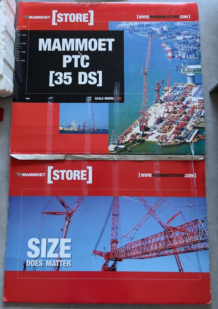 Mammoet PTC 35 DS Ringkraan 1:50, Ophalen, Zo goed als nieuw, Hijskraan, Tractor of Landbouw, Wsi