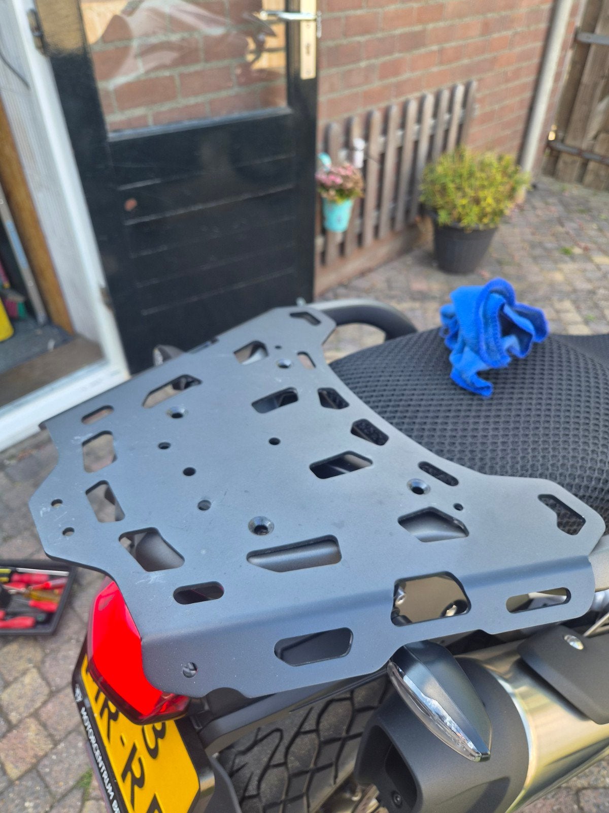 Triumph Tiger 900/gt/pro/rally bagage plaat, Ophalen of Verzenden, Gebruikt