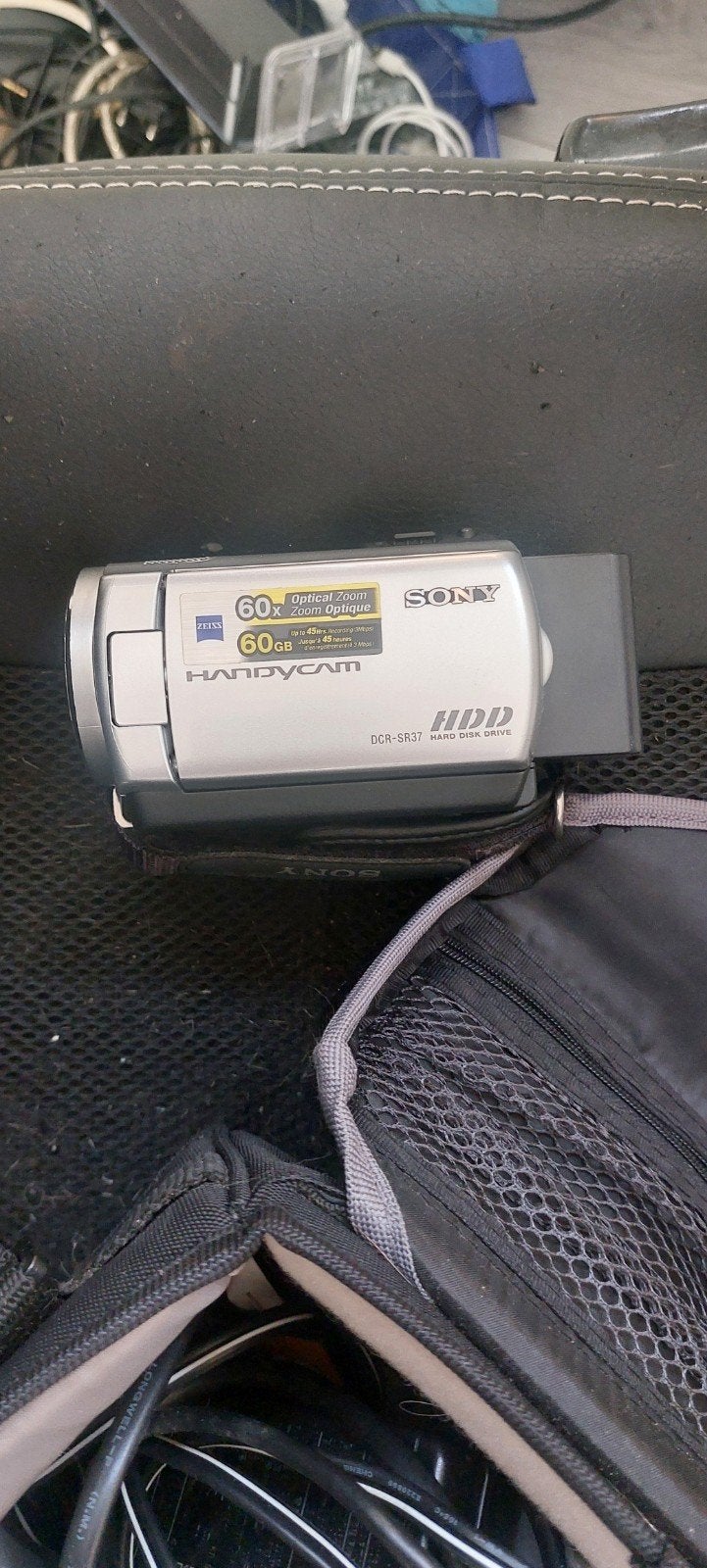 Sony Handycam DCR-SR37 HDD Camcorder met Tas, Ophalen, Harde schijf, Full HD, 20x of meer