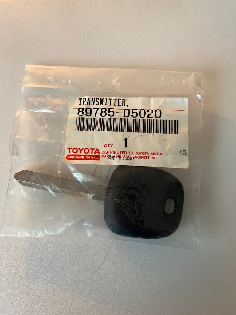 Toyota Transponder Sleutel 89785-05020 - Nieuw, Ophalen of Verzenden, Nieuw, Toyota