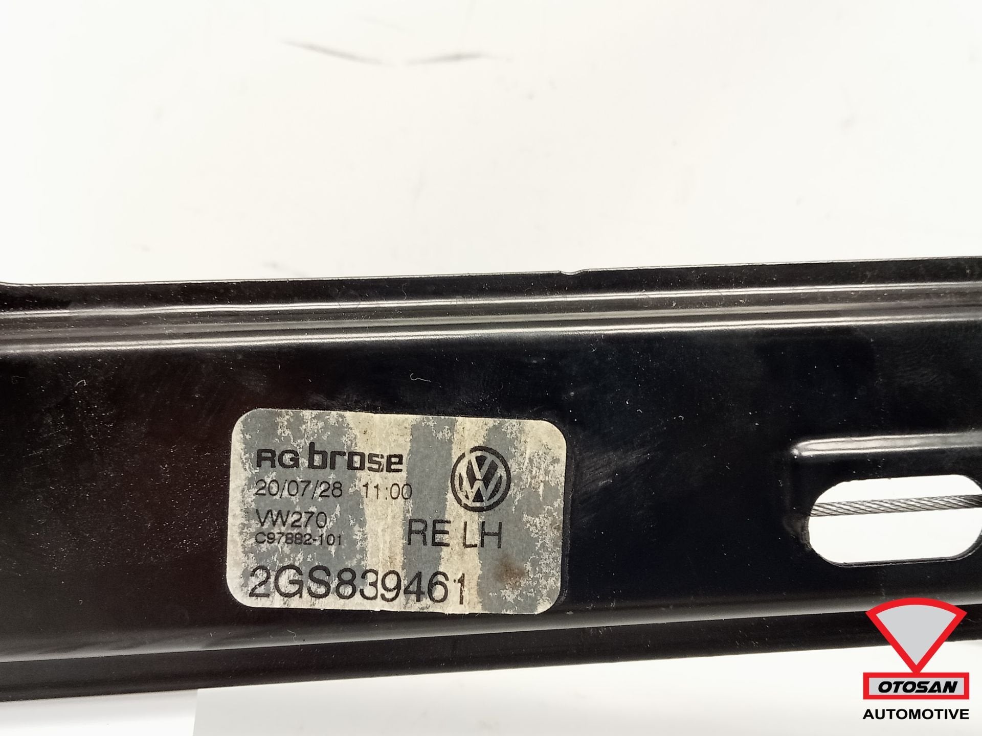 VW Polo 2G 2017+ Raammechanisme Links Achter 2GS839461, Auto-onderdelen, Ruiten en Toebehoren, Gebruikt, Volkswagen, Volkswagen AG