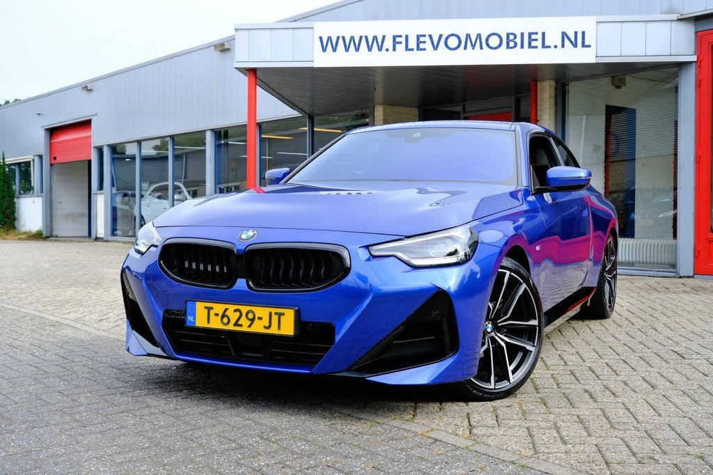 BMW 2-serie Coupé 218i M Sport Aut. Navi|Cam|Leder-Alcantar, Auto's, BMW, Automaat, 1998 cc, Gebruikt, Euro 6