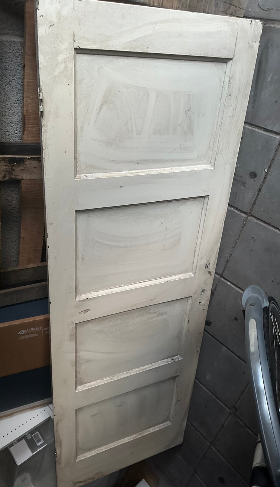 Paneeldeur origineel, Ophalen, Binnendeur, Zo goed als nieuw, 200 tot 215 cm