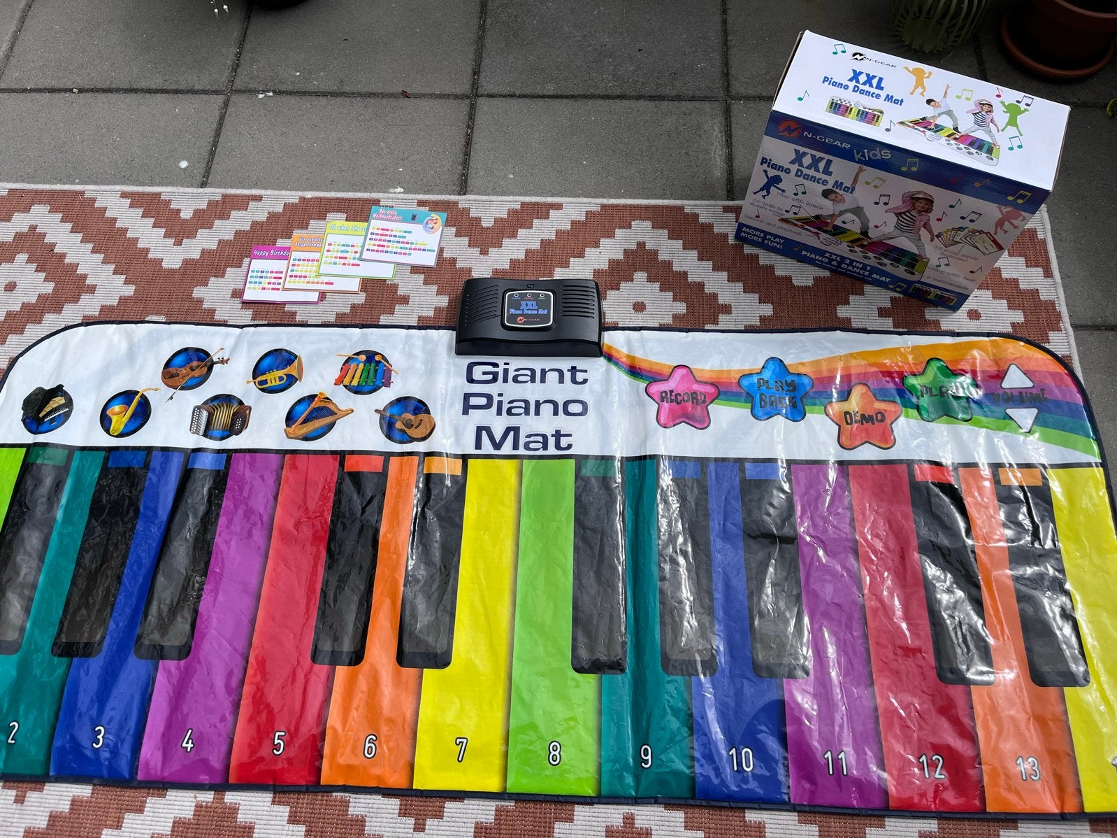 XXL Piano Dansmat - Giant Piano Mat met geluid, Kinderen en Baby's, Ophalen of Verzenden, Zo goed als nieuw, Met geluid