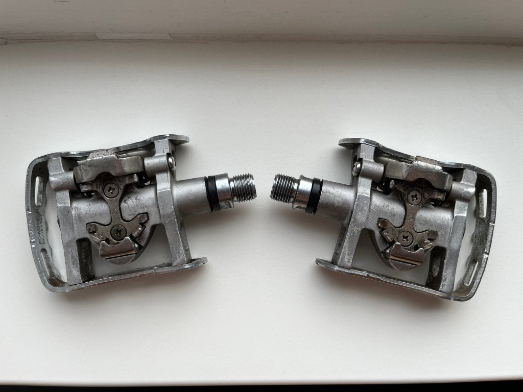 Shimano PD-M324 SPD Pedalen, Gebruikt, Overige typen, Staal, Ophalen of Verzenden