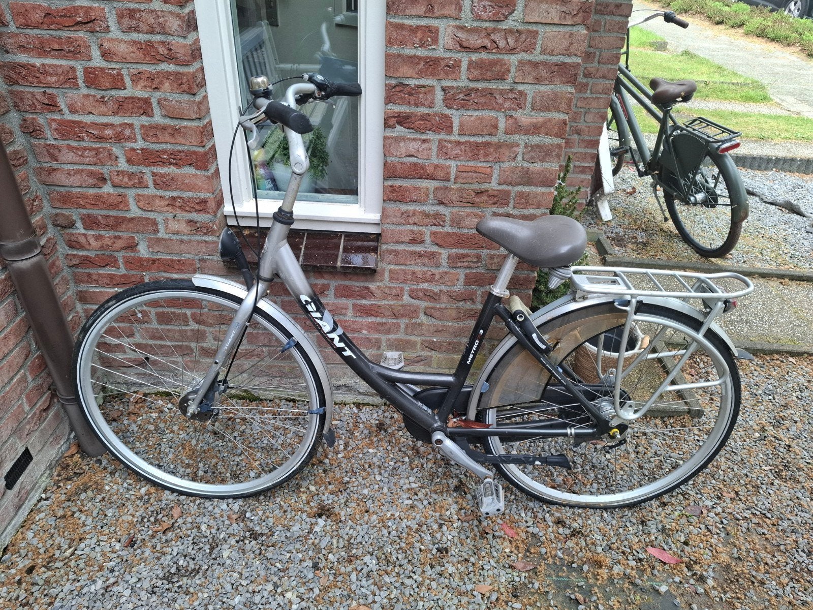 Tk dames fiets Giant. Wel met lekke achterband., Fietsen en Brommers, Fietsen | Dames | Moederfietsen, Ophalen of Verzenden, 0 zitjes