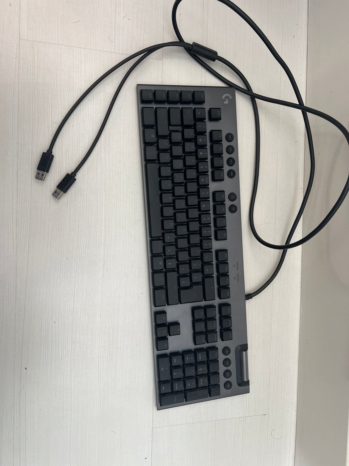 Logitech G815 RGB Mechanisch Gaming Toetsenbord, Ophalen, Gebruikt, Gaming toetsenbord, Qwerty
