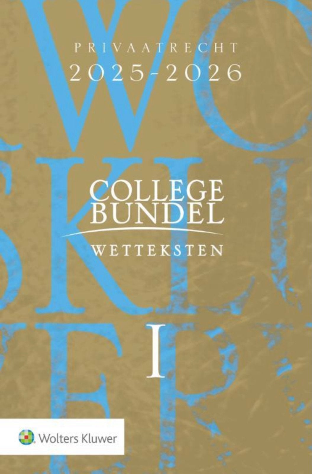 Wettenbundel 1/2  2025-2026, Ophalen of Verzenden, Gamma, Zo goed als nieuw, WO