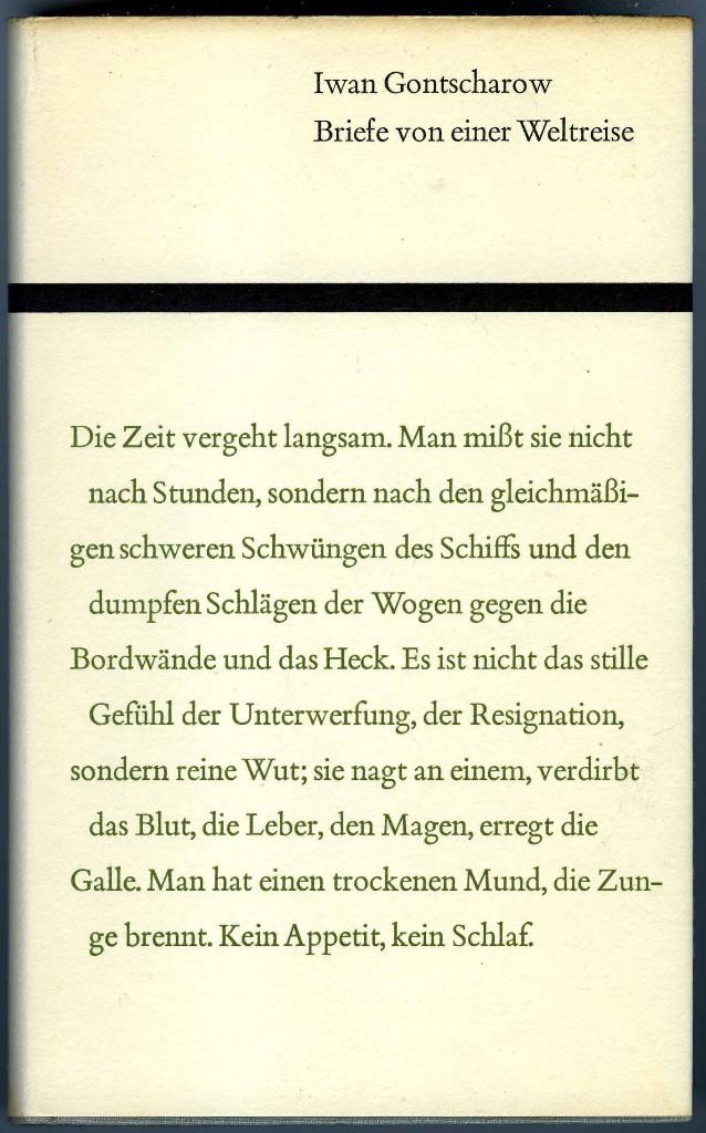 Briefe von einer Weltreise - Iwan Gontscharow, Ophalen of Verzenden, Zo goed als nieuw, Iwan Gontscharow, Europa overig