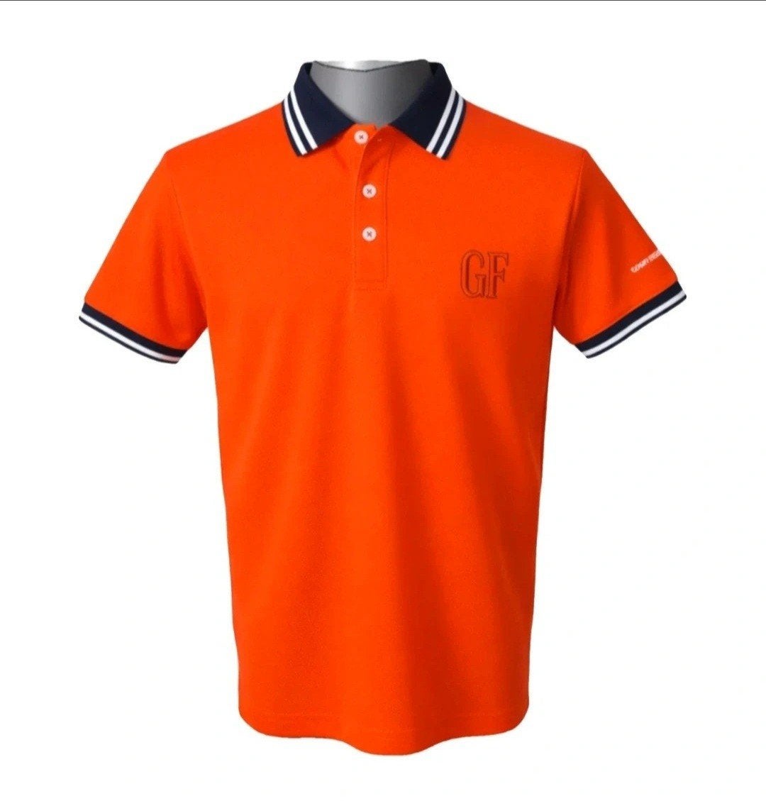 Nieuwe Gianfranco Ferré Polo - 100% Katoen met labels - mt L, Maat 52/54 (L), Nieuw, Oranje, Ophalen of Verzenden