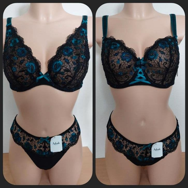 Nieuw aubade bh V 75d Balconet bh 70f string 44xl, Ophalen of Verzenden, ., ., .