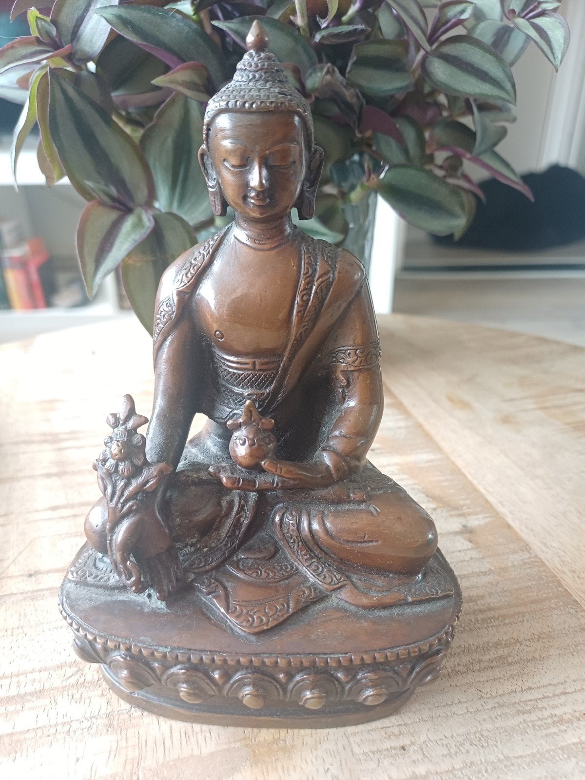 Medicijn Boeddha, Ophalen of Verzenden, Gebruikt, Overige materialen, 16 cm
