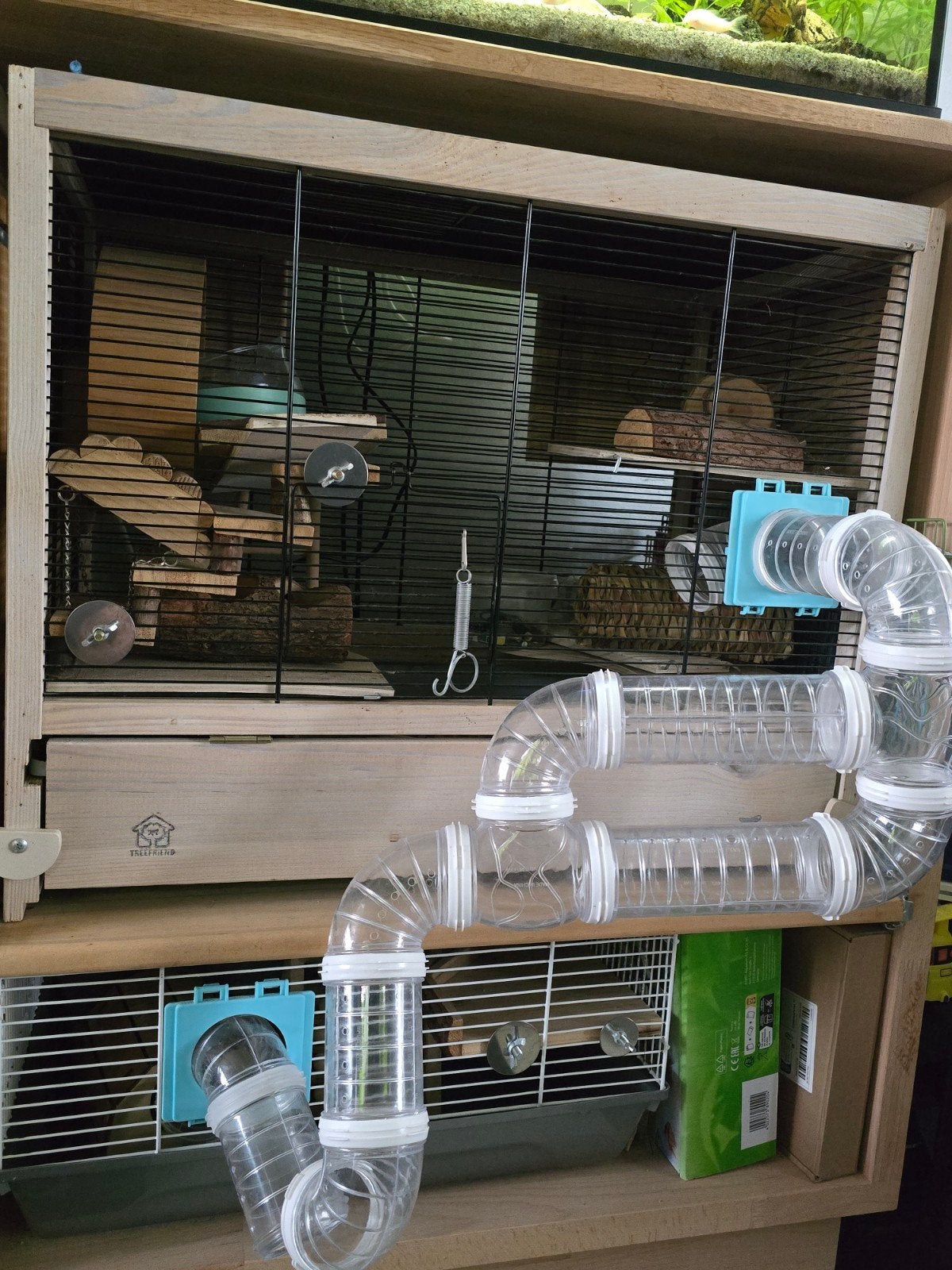 koppelbaar hamsterkooitjes, Dieren en Toebehoren, Ophalen, Kooi, Gebruikt, 60 tot 90 cm