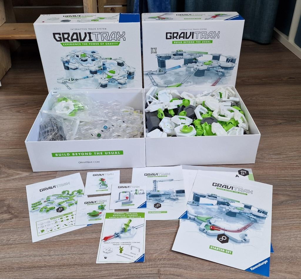 GraviTrax Starter Set & Uitbreidingen - Zo goed als nieuw