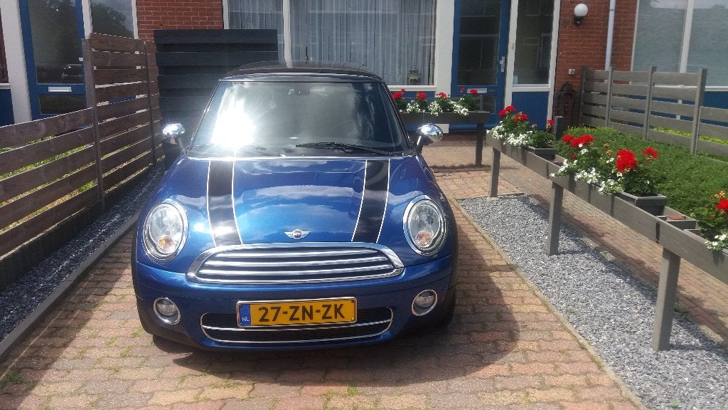 Mini 1.6 D Cooper 2008 Blauw metallic, Auto's, Mini, Voorwielaandrijving, Stof, Origineel Nederlands, 26 km/l