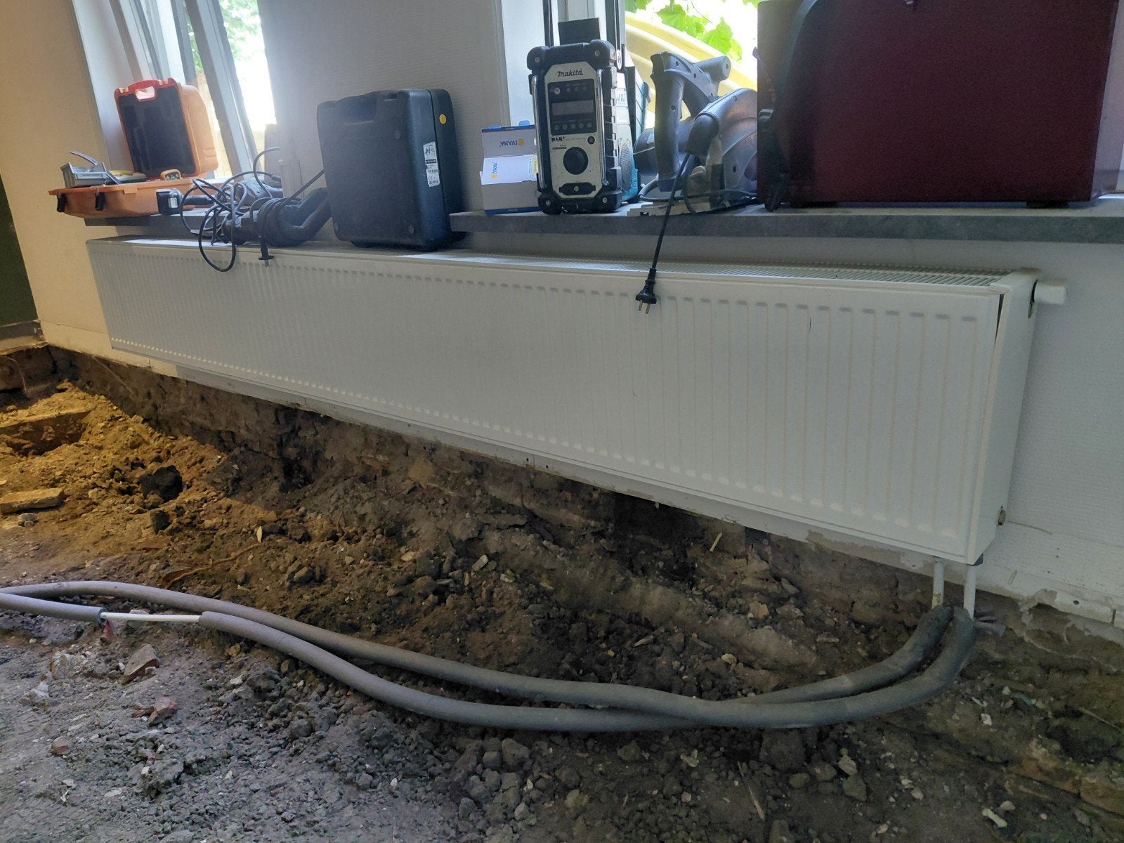 Thermrad radiator - Wit, Ophalen, 30 tot 80 cm, Gebruikt, Radiator