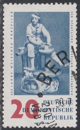 DDR 1960 777 Porselein 20p, Gest, Ophalen of Verzenden, DDR, Gestempeld