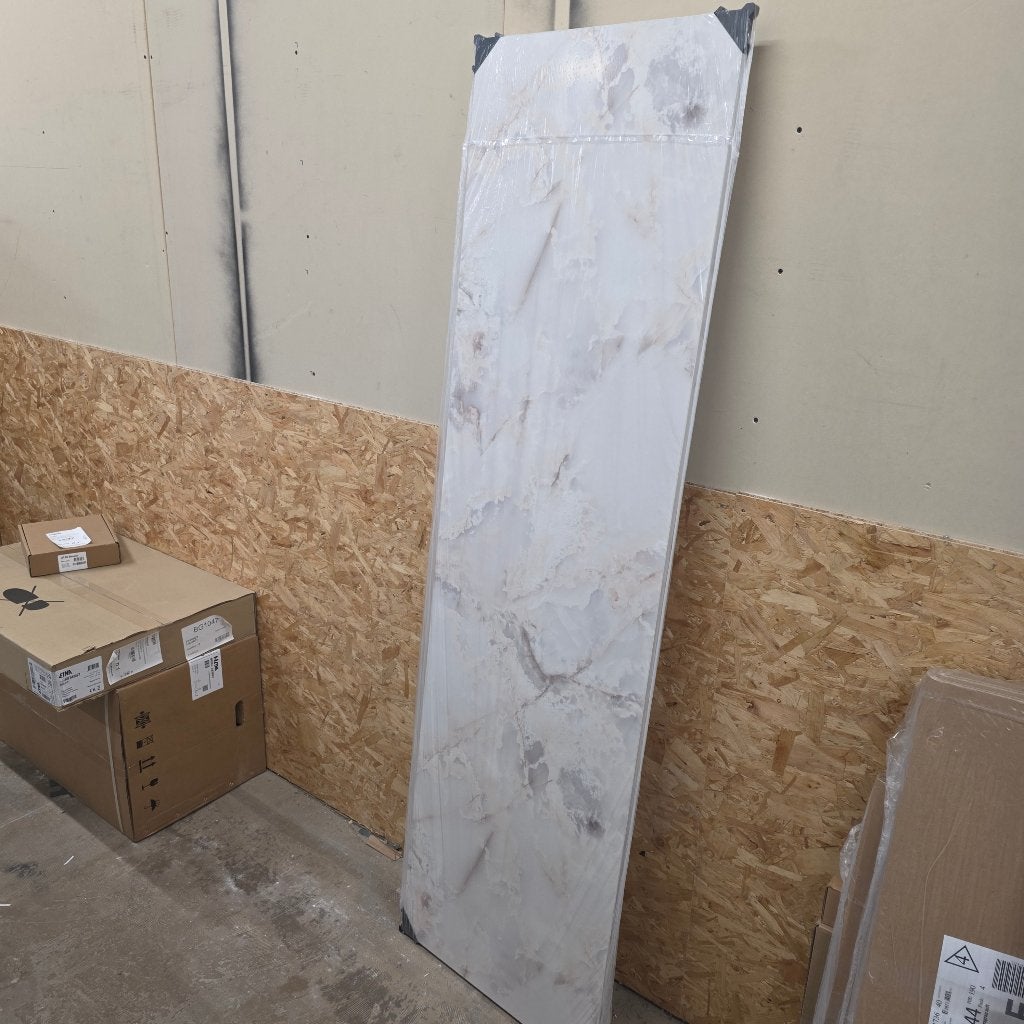 Keukenachterwand Stijlvol  Marmer Bianco, Ophalen, Meerkleurig, Nieuw, 200 cm of meer