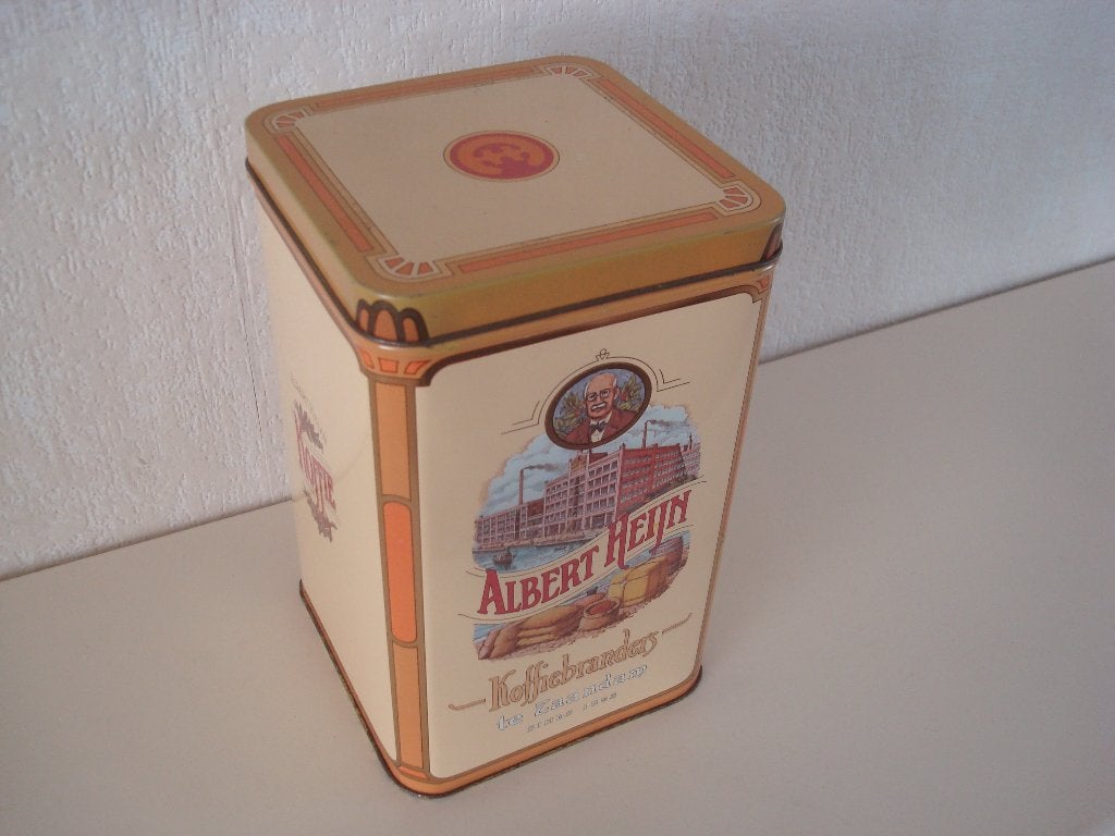 Blik Albert Heijn Koffiebranders, Verzamelen, Ophalen of Verzenden, Gebruikt, Overige