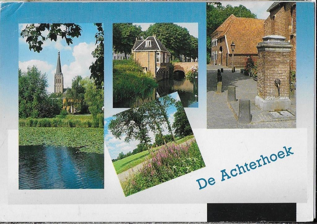 De achterhoek gelopen ansichtkaart ( a518 ), Ophalen of Verzenden, 1980 tot heden, Gelopen
