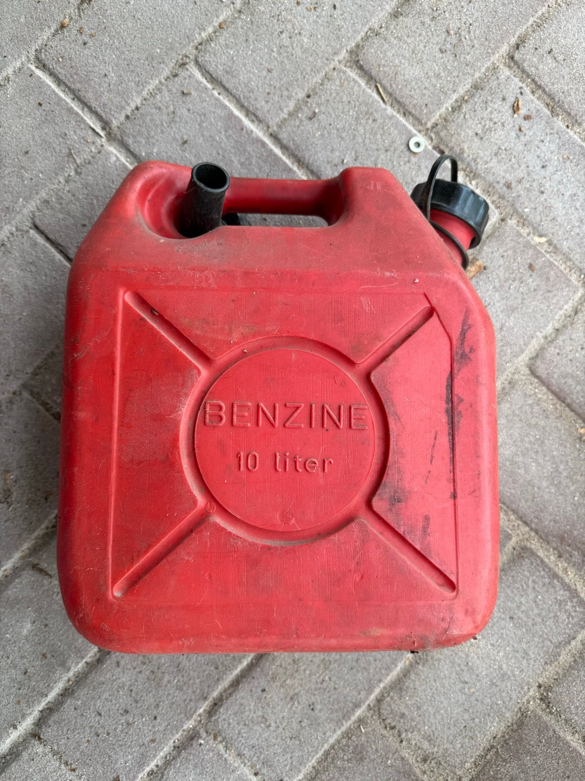 Benzine jerrycan 10 liter, Ophalen of Verzenden