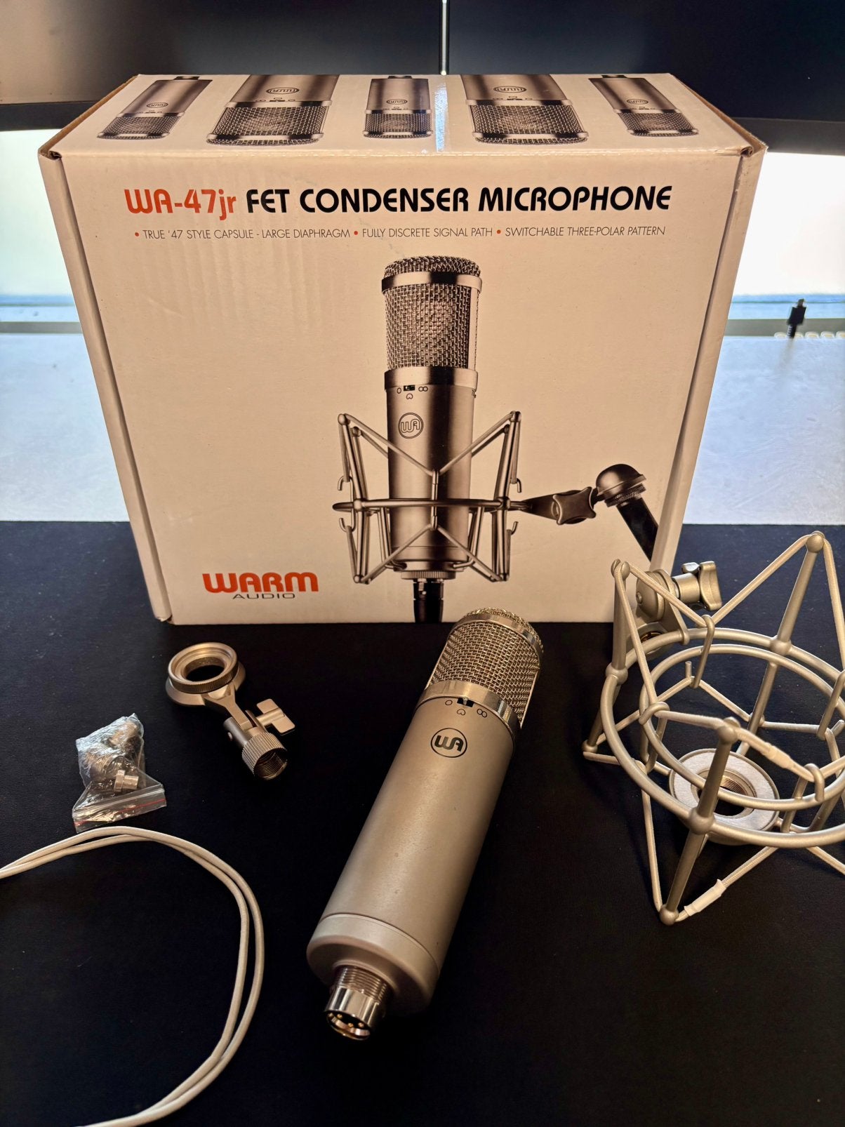 Warm Audio WA-47jr - Condensator Microfoon, Ophalen of Verzenden, Zo goed als nieuw, Studiomicrofoon