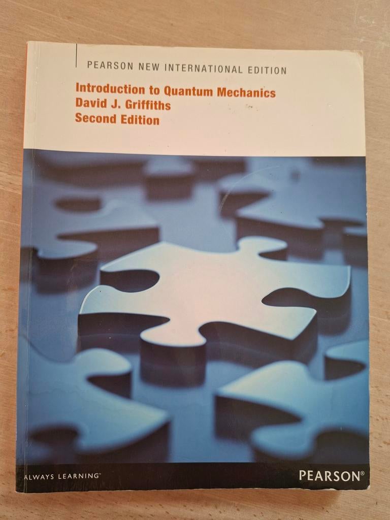 Introduction to Quantum Mechanics - David J. Griffiths, Ophalen of Verzenden, David J. Griffiths, Beta, WO