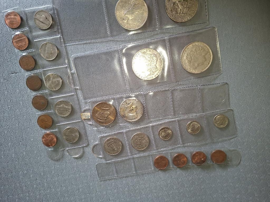 Verschillende usa Munten, Ophalen of Verzenden, Noord-Amerika, Losse munt, Zilver
