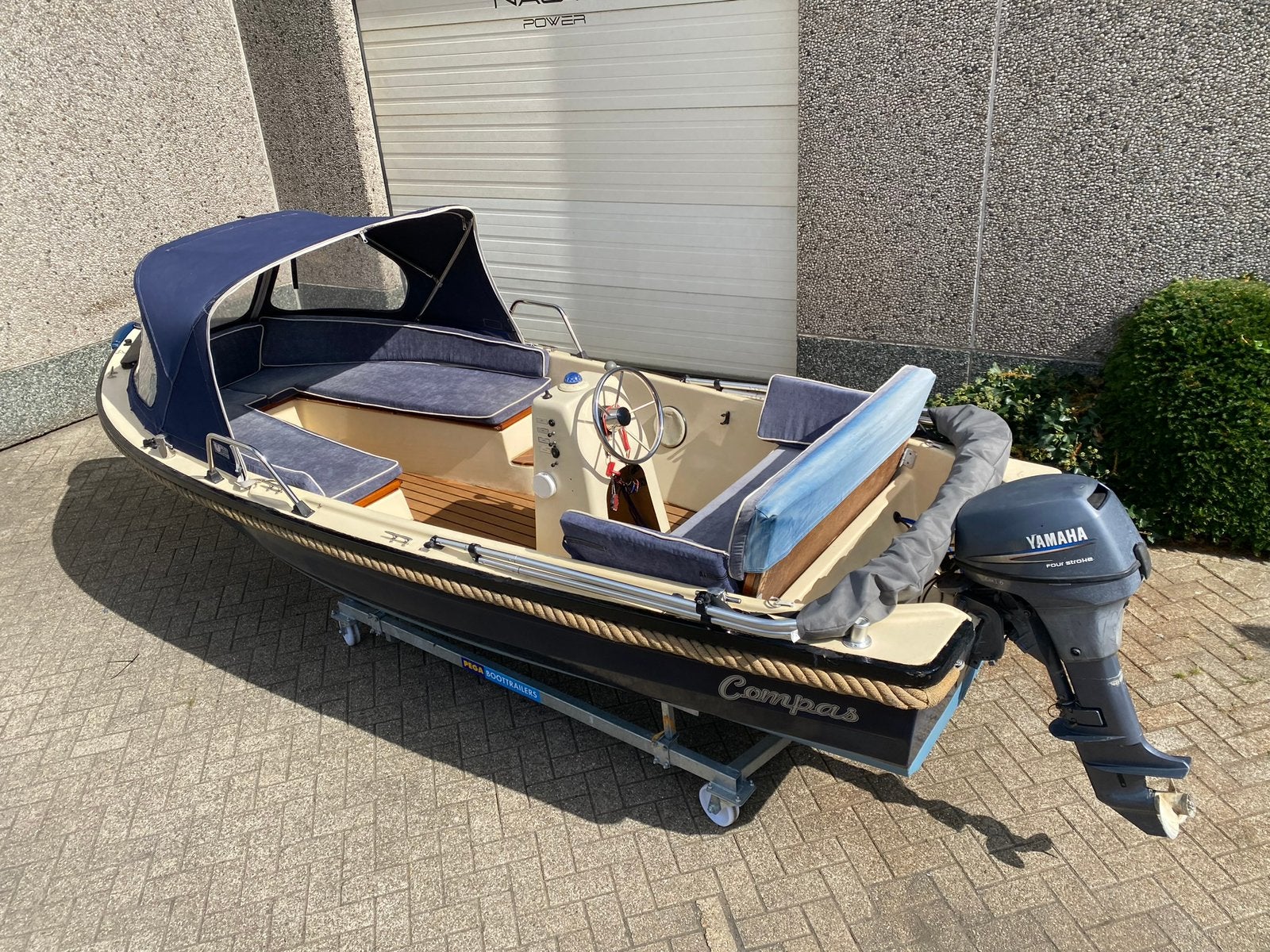 Mooie compas 470 sloep incl yamaha 8pk vaarklaar, Watersport en Boten, Ophalen, 30 tot 50 pk, Topcraft, Buitenboordmotor