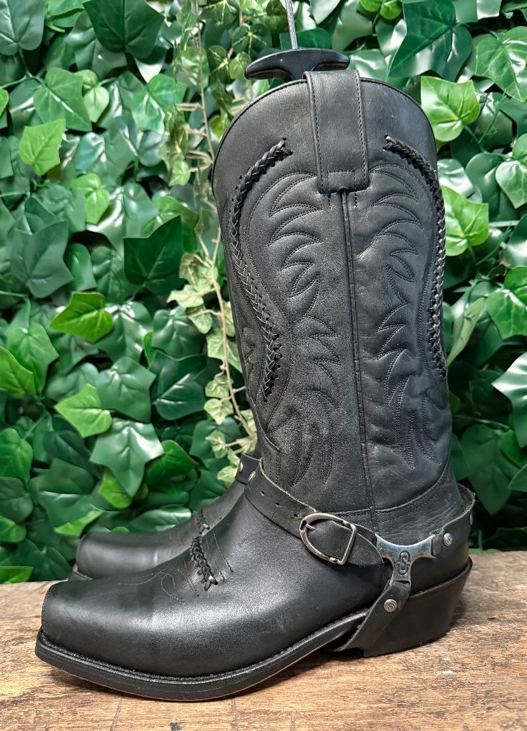 supergave volledig leren laarzen van Sendra maat 42, Sendra, Zwart, Boots, Nieuw