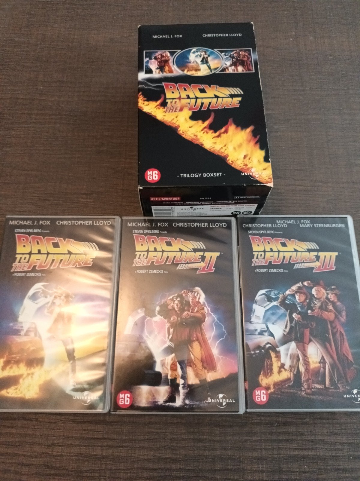 vhs Back to the Future 1-3, Alle leeftijden, Ophalen of Verzenden, Gebruikt