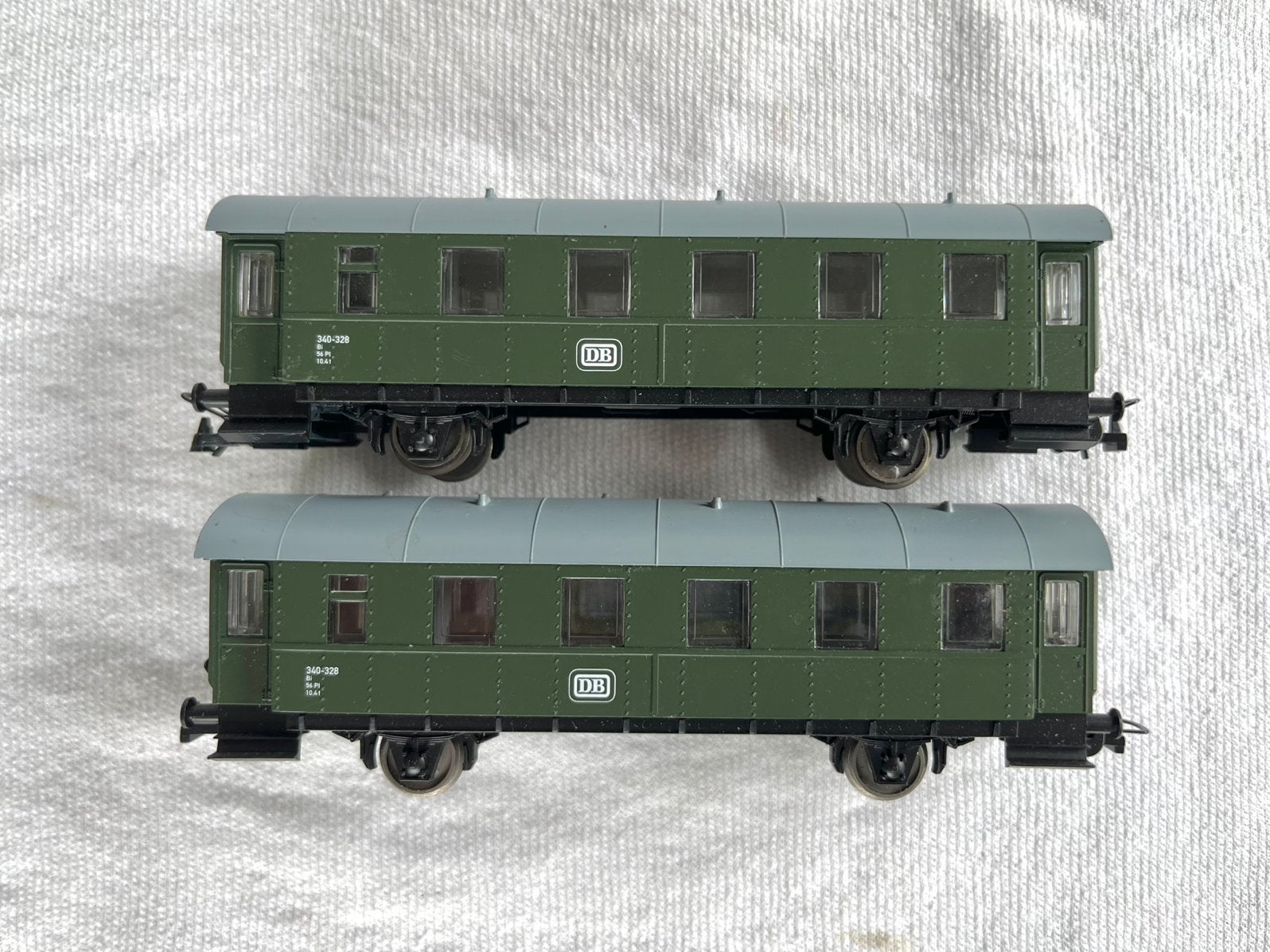 2x Piko DB donderbussen H0, Gebruikt, Gelijkstroom, Wagon, Piko
