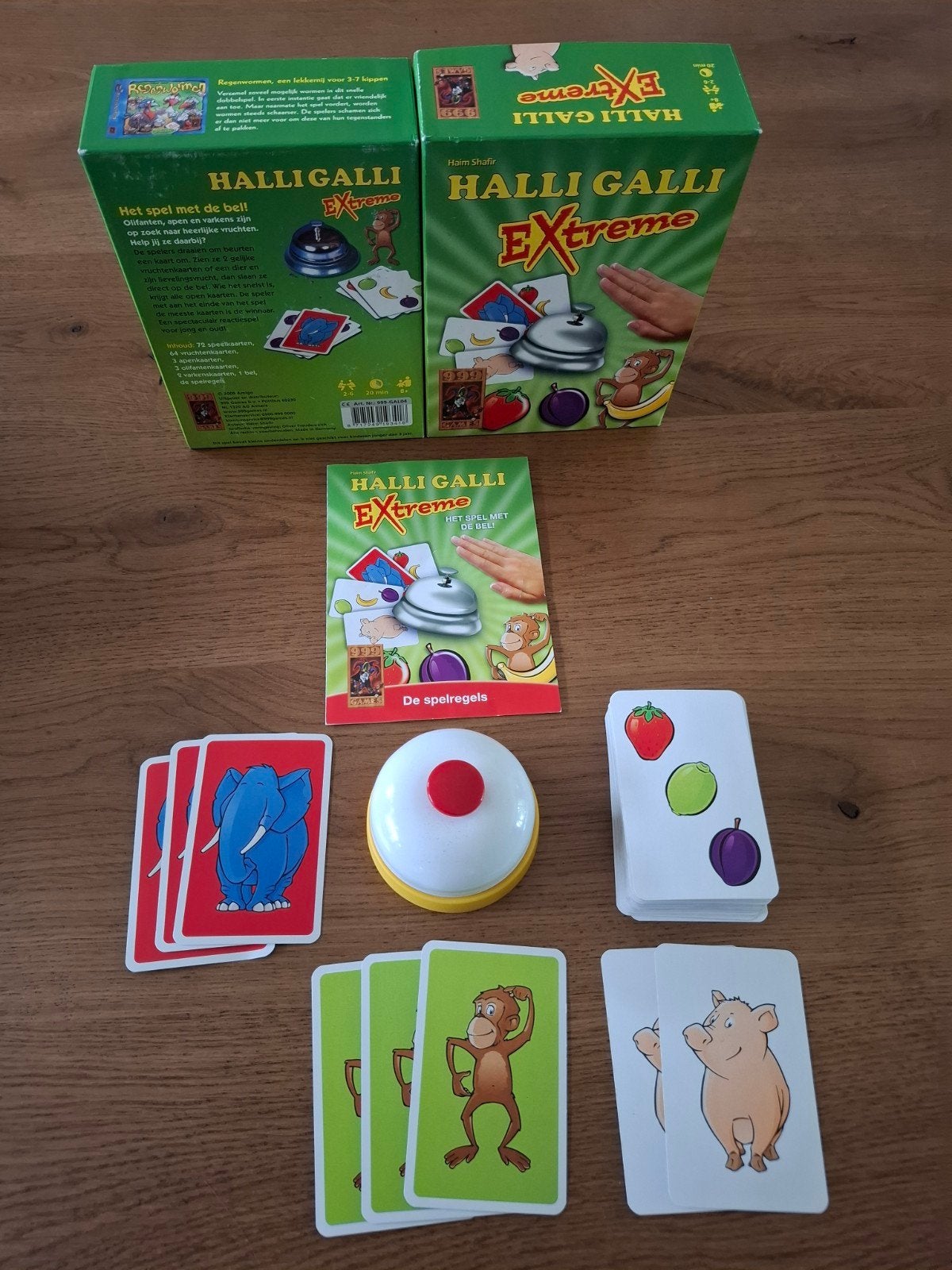 Halli Galli Extreme - Compleet - Gezelschapsspel, Verzamelen, Speelkaarten, Jokers en Kwartetten, Ophalen of Verzenden, Zo goed als nieuw