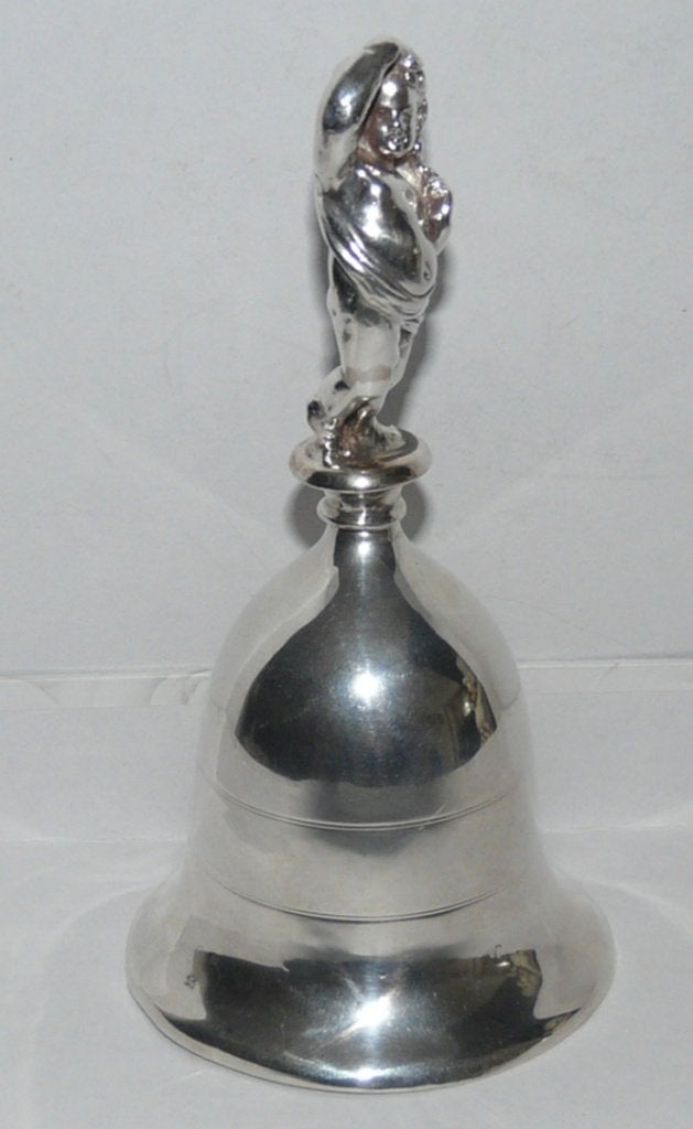 Nederlands zilveren tafelbel Van Kempen, Antiek en Kunst, Ophalen, Zilver