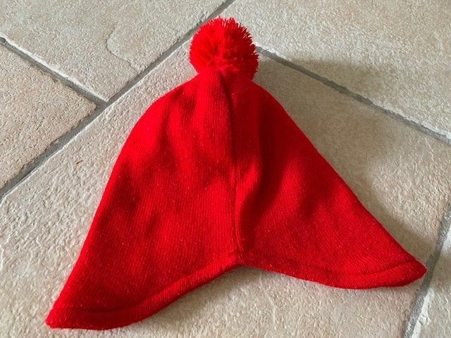 Kindermuts, wintermuts muts rood, Ophalen of Verzenden, Gebruikt, Jongen of Meisje, Muts