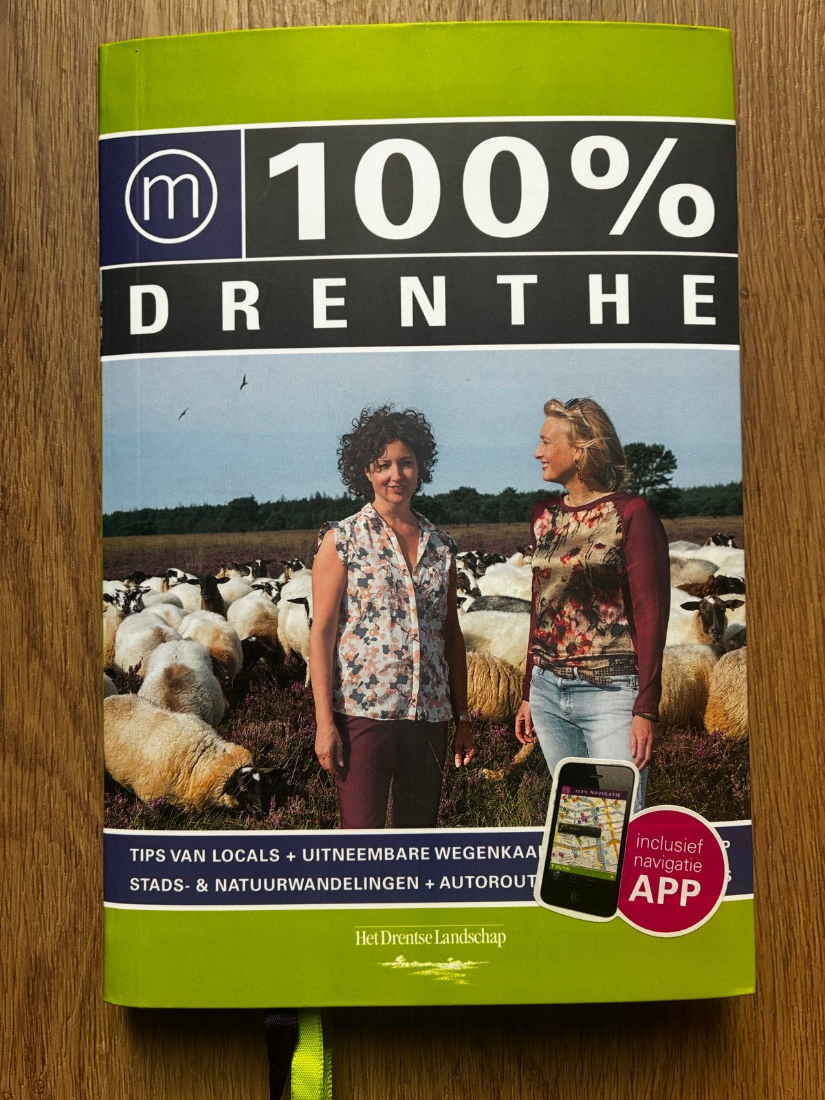 100% Drenthe Reisgids - Inclusief Navigatie App, Overige merken, Ophalen of Verzenden, Zo goed als nieuw, Reisgids of -boek