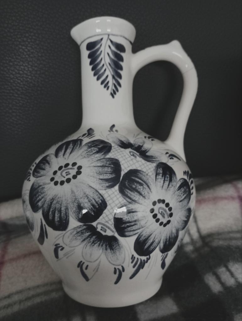 Oud Delfts Blauw Kannetje - Oud's Wijnhuis Middelharnis, Antiek en Kunst, Ophalen of Verzenden